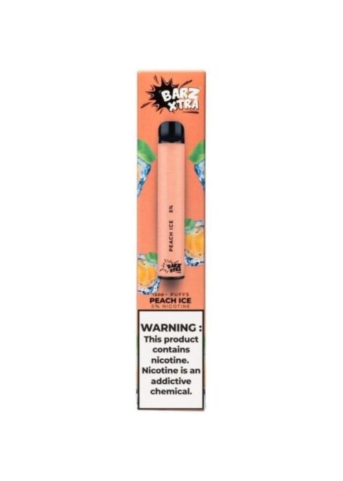 Barz Xtra Vaporizador Desechable 5% Nicotina 5ml (1500 Caladas)- Peach Ice