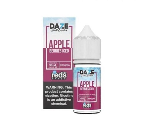 7 Daze Salt Series - Reds Apple Berries Iced - 30 mL