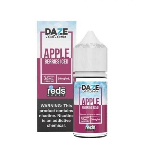 7 Daze Salt Series - Reds Apple Berries Iced - 30 mL
