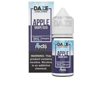7 Daze Salt Series - Reds Apple Grape Iced- 30 mL