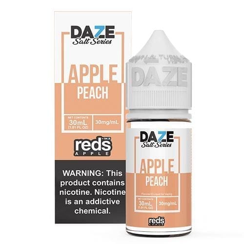 7 Daze Salt Series - Reds Apple Peach- 30 mL