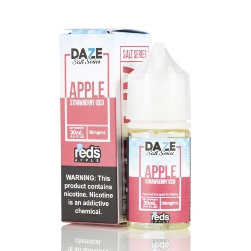 7 Daze Salt Series - Reds Apple Strawberry Iced- 30 mL