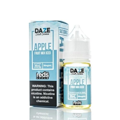 7 Daze Salt Series- Reds Apple Fruit Mix Iced- 30mL