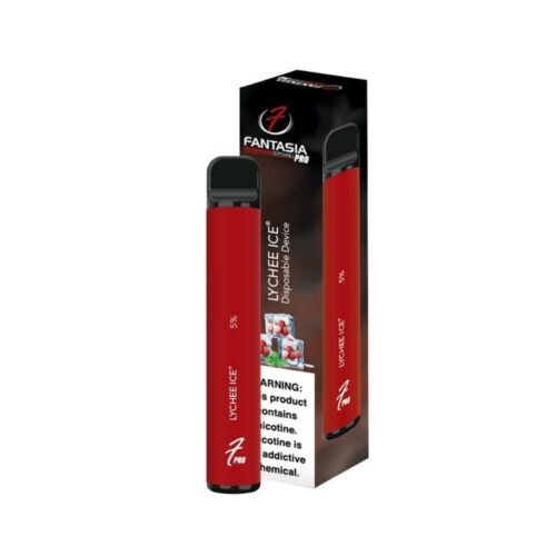 Fantasia Pro- Vaporizador Desechable 5% Nicotina (1500 caladas)- Lychee Ice