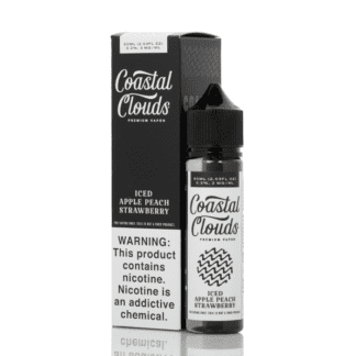 Coastal Clouds Iced Apple Peach Strawberry E Liquid