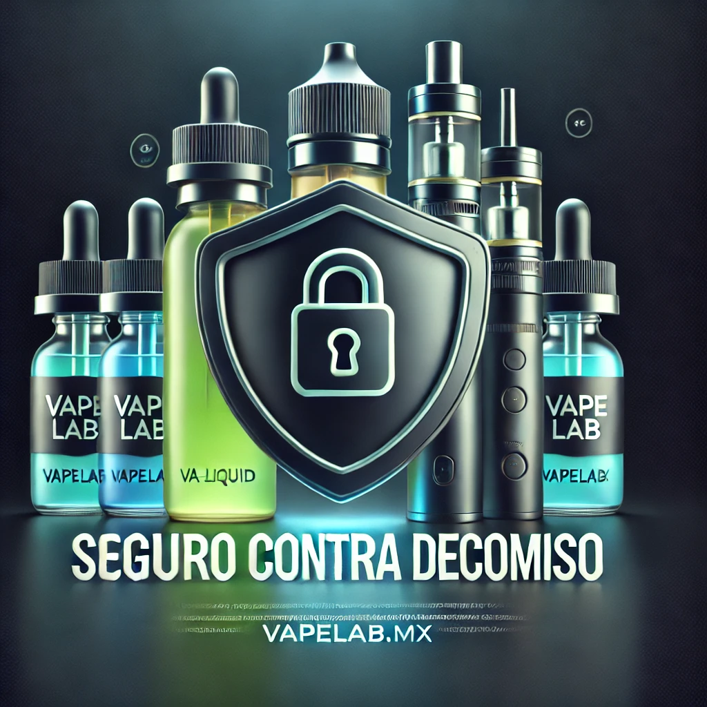Seguro decomiso VapeLab.mx para proteger productos de vapeo durante el envío por paquetería